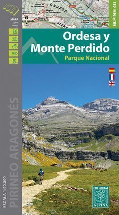 ORDESA Y MONTE PERDIDO MAPA ALPINA 1:40,000