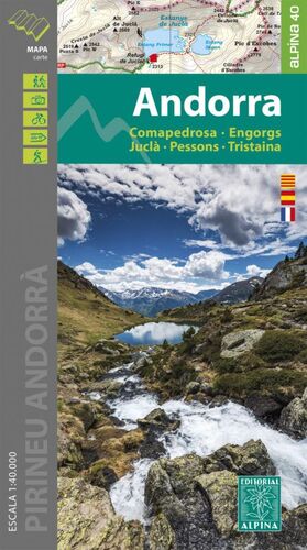 ANDORRA, MAPA I GUIA EXCURSIONISTA