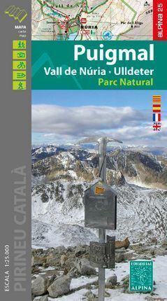 PUIGMAL VALL DE NURIA ULLDETER MAPA ALPINA