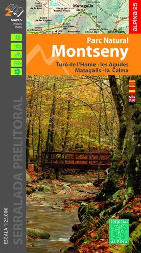 MONTSENY 1:25.000 -ALPINA