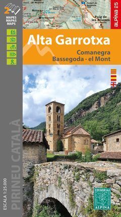 ALTA GARROTXA (2 MAPES 1:25.000 + CARPETA DESPLEGABLE)