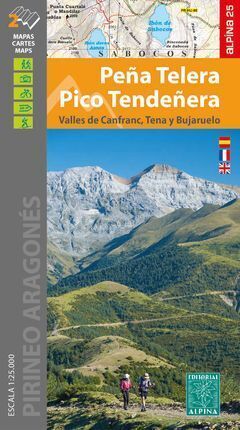 PEÑA TELERA PICO TENDEÑERA MAPA ALPINA