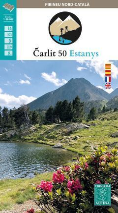CARLIT 50 ESTANYS PIRINEU NORD-CATALA MAPA ALPINA