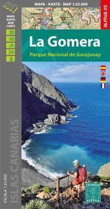 LA GOMERA - PARQUE NACIONAL GARAJONAY *MAPA ALPINA 1:25.000*