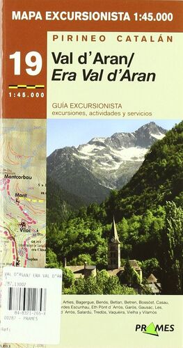 MAPA EXCURSIONISTA VAL D'ARAN/ERA VAL D'ARAN, E 1:45.000