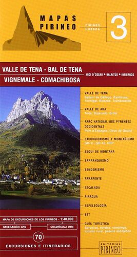 GUÍA MAPA EXCURSIONISTA DEL VALLE DE TENA