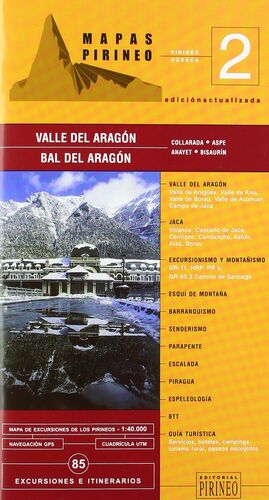 GUÍA MAPA EXCURSIONISTA DEL VALLE DEL ARAGÓN