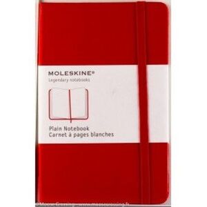 PLAIN CLASSIC RED NOTEBOOK ROJO CUADERNO LISO