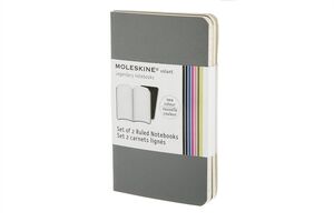 GREY RULED VOLANT NOTEBOOKS XS GRIS RAYADO BLANDA