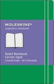 RULED CLASSIC EMERALD GREEN NOTEBOOK XS CUADERNO RAYADO VERDE